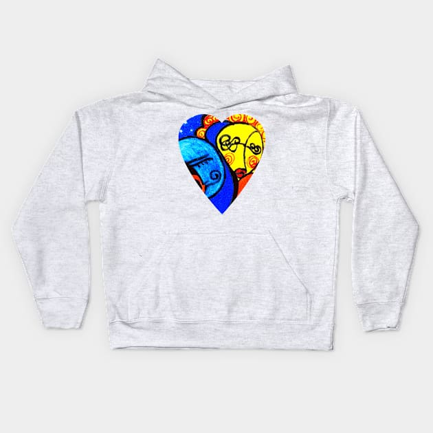 A love like ours (heart) Kids Hoodie by FJBourne